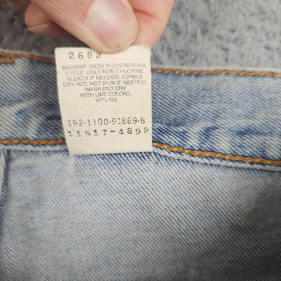 Vintage Levi's 517 Jeans Women's Jr's 11 Slim Boot Cut Mid Rise Denim Y2K Pants - Picture 9 of 16